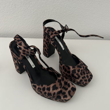ZARA Leopard Sandals Gr. 38