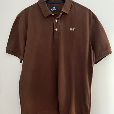 Polo La Martina marrone originale