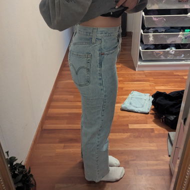 neue Levis Jeans Ribcage Straight Ankle