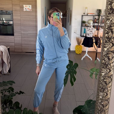 ADIDAS Hose hellblau Gr. 36 (im Set erhältlich)