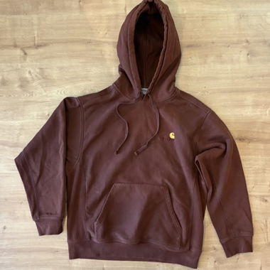 Felpa con cappuccio Carhartt marrone