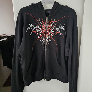 Y2K Jaded London Cropped Sweatjacke 