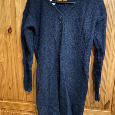 Warm dark blue dress