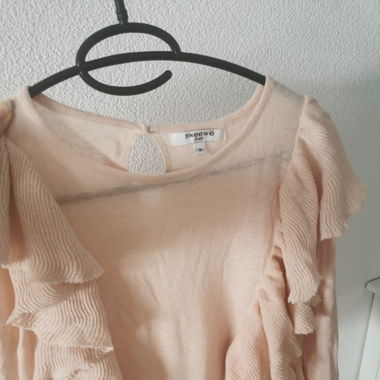 Rosa Pullover Volants 