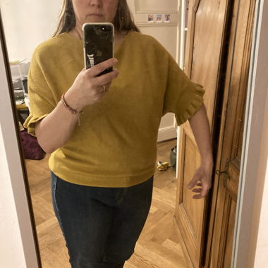 Pull moutarde 