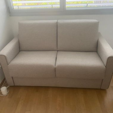 New and comfortable sofa bed colour Beige