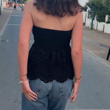 Ruffles tube top