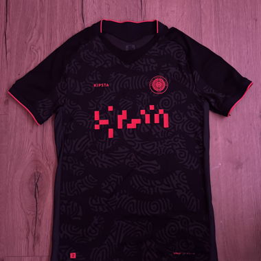 Maillot de football Kipsta noir
