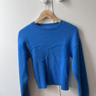 Pull bleu mango