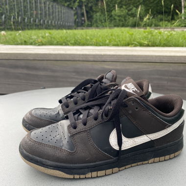 Nike Dunk low. Black. Size: 38,5
