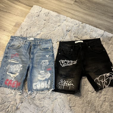 Bershka denim shorts