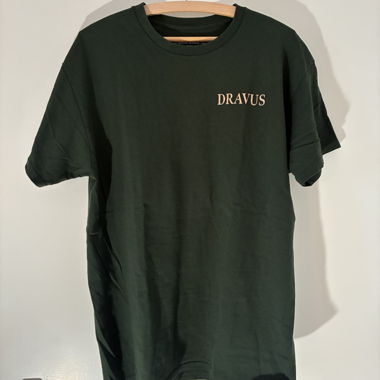 T-shirt grafica Dravus verde scuro