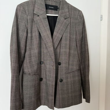 Blazer à carreaux