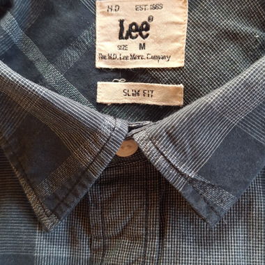Lee karierte Slim Fit Hemdgrösse M