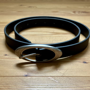 Black Leather Belt