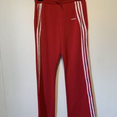 Pantalon de sport Adidas rouge