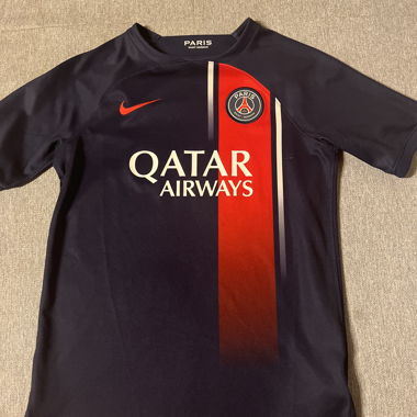 Maillot PSG Nike Dri-FIT bleu foncé rouge taille S