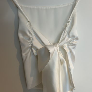 Satin Schleifen Top