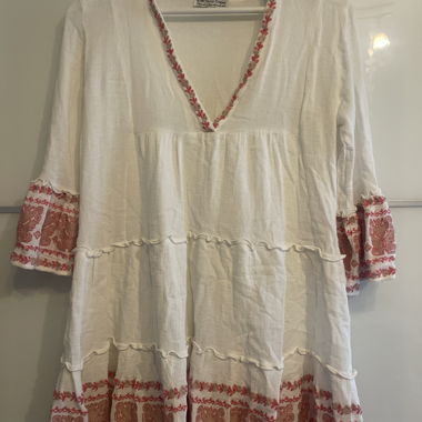 Robe bohème blanche