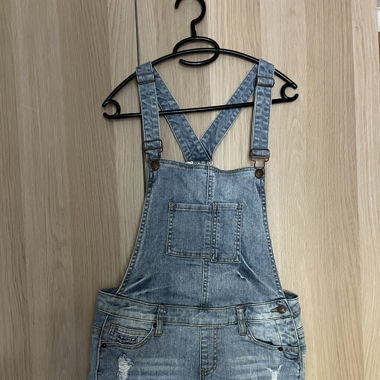 Kurze Latzhose, Shorts, Kangaroos, 36, Jeans