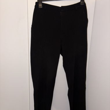 Pantalon en tissu noir