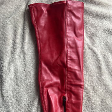 Overknee Stiefel (rot)