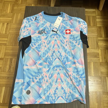 Maillot Suisse bleu gardien 
