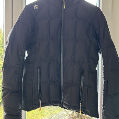 DESCENTE Giacca imbottita donna con cappuccio M