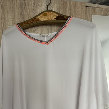 White summer blouse 