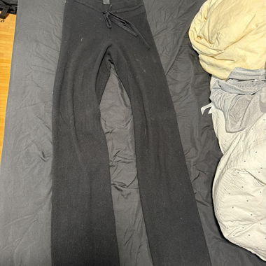 Pantalon en maille noir