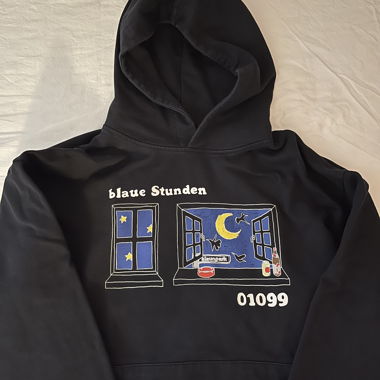 01099 Hoodie Blaue Stunden