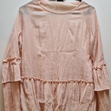 Pink Ruffled Blouse