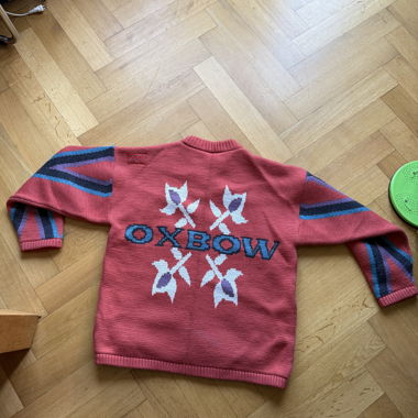Pull D’hiver ski Oxbow Vintage 1990 en Laine