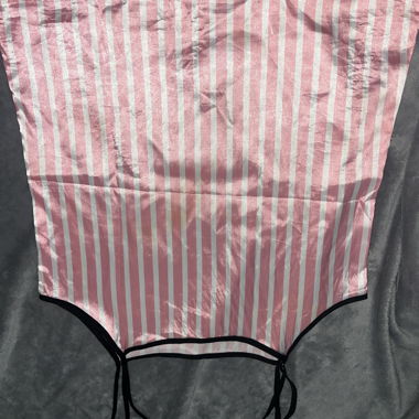 Pink striped nightgown