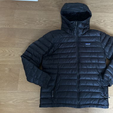Patagonia Daunenjacke, Schwarz, Gr. L