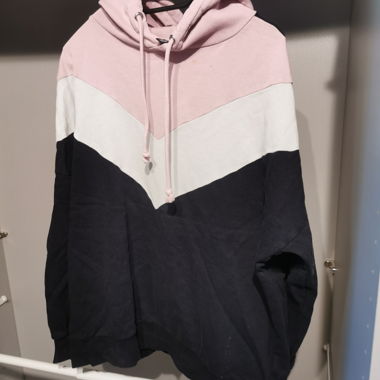 H&M Pink Black Hoodie