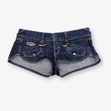 Blaue Jeans-shorts in Gr. S