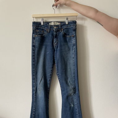 LEVIS LOW FLARE 519 DENIM - SIZE S