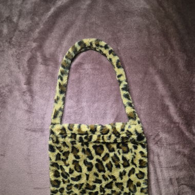 Borsa tote Cunty motivo leopardato