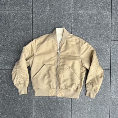 Giacca bomber reversibile Lacoste beige