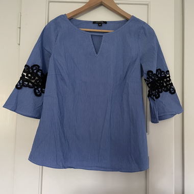 Comma, Blue Lace Blouse