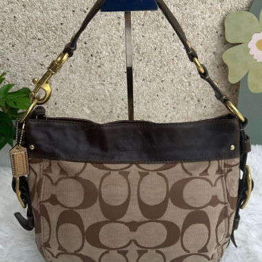 Borsa a tracolla Coach con monogramma