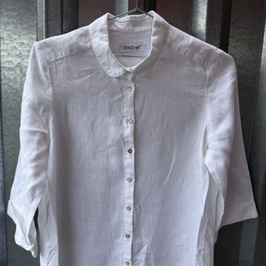 Backstage linen White Shirt