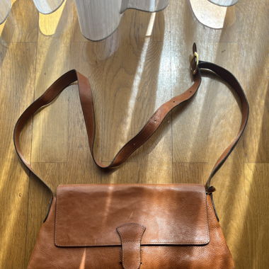 Brown Leather Crossbody Bag