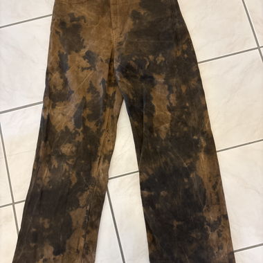 Jeans Zara Tie-Dye marroni