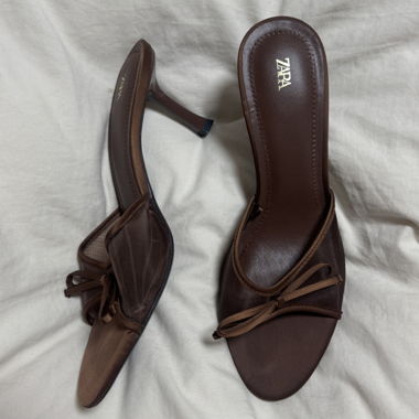 ZARA Brown Mules
