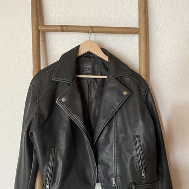 Leder Jacke