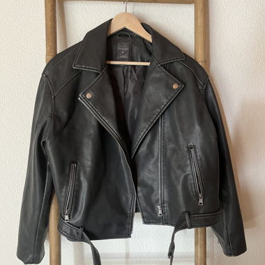 Leder Jacke