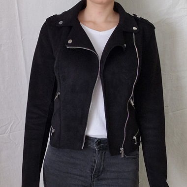 Kunstlederjacke
