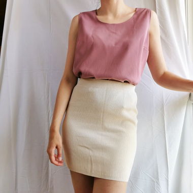 Mauve vintage summer top